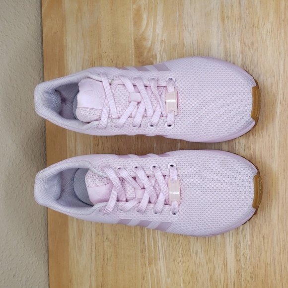 Adidas ZX Flux J Ortholite Clear Pink Sneakers Size 5.5 Youth Fitness Yoga Gym - Picture 3 of 16